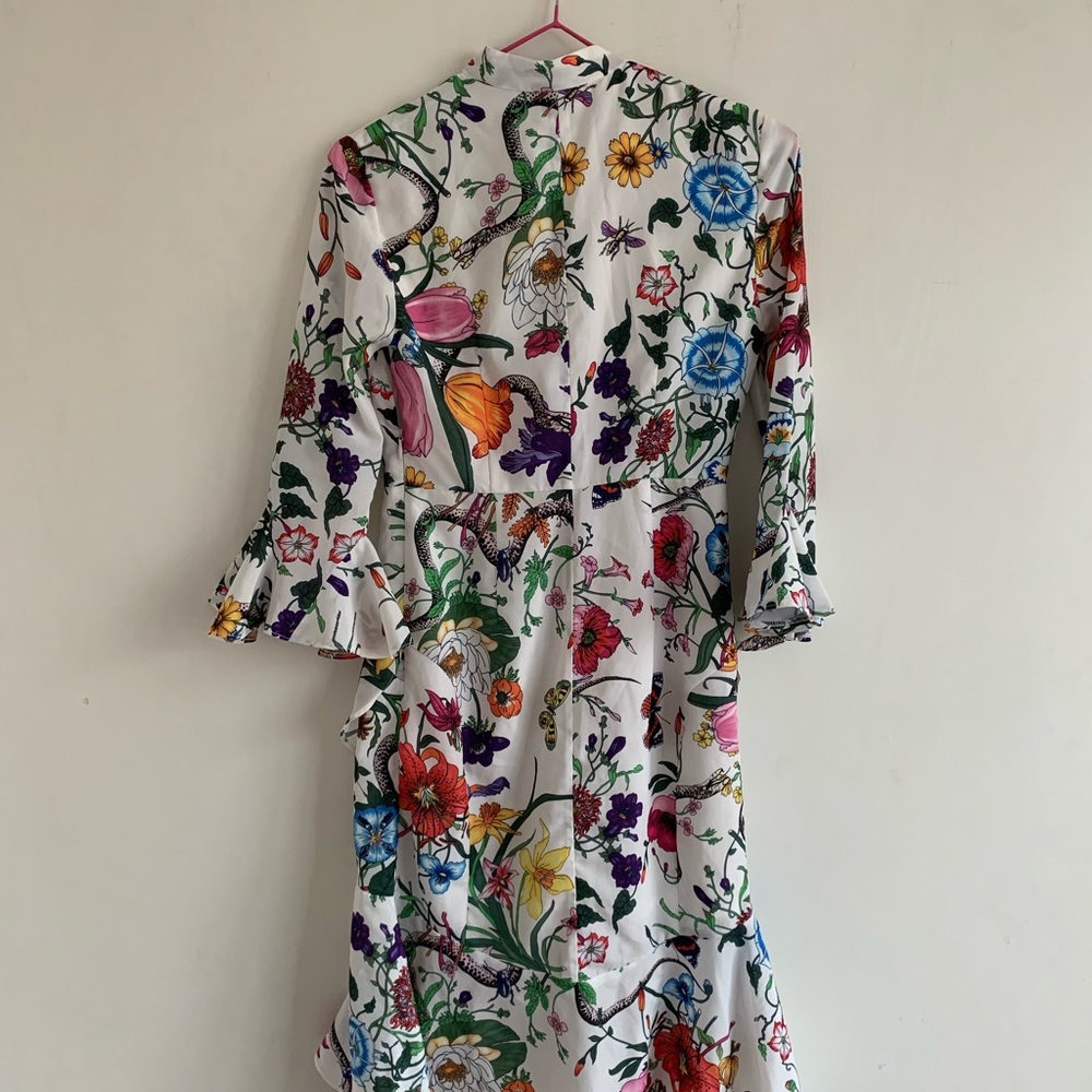 Dplay Italian Floral Dress - Picture 8 of 8
